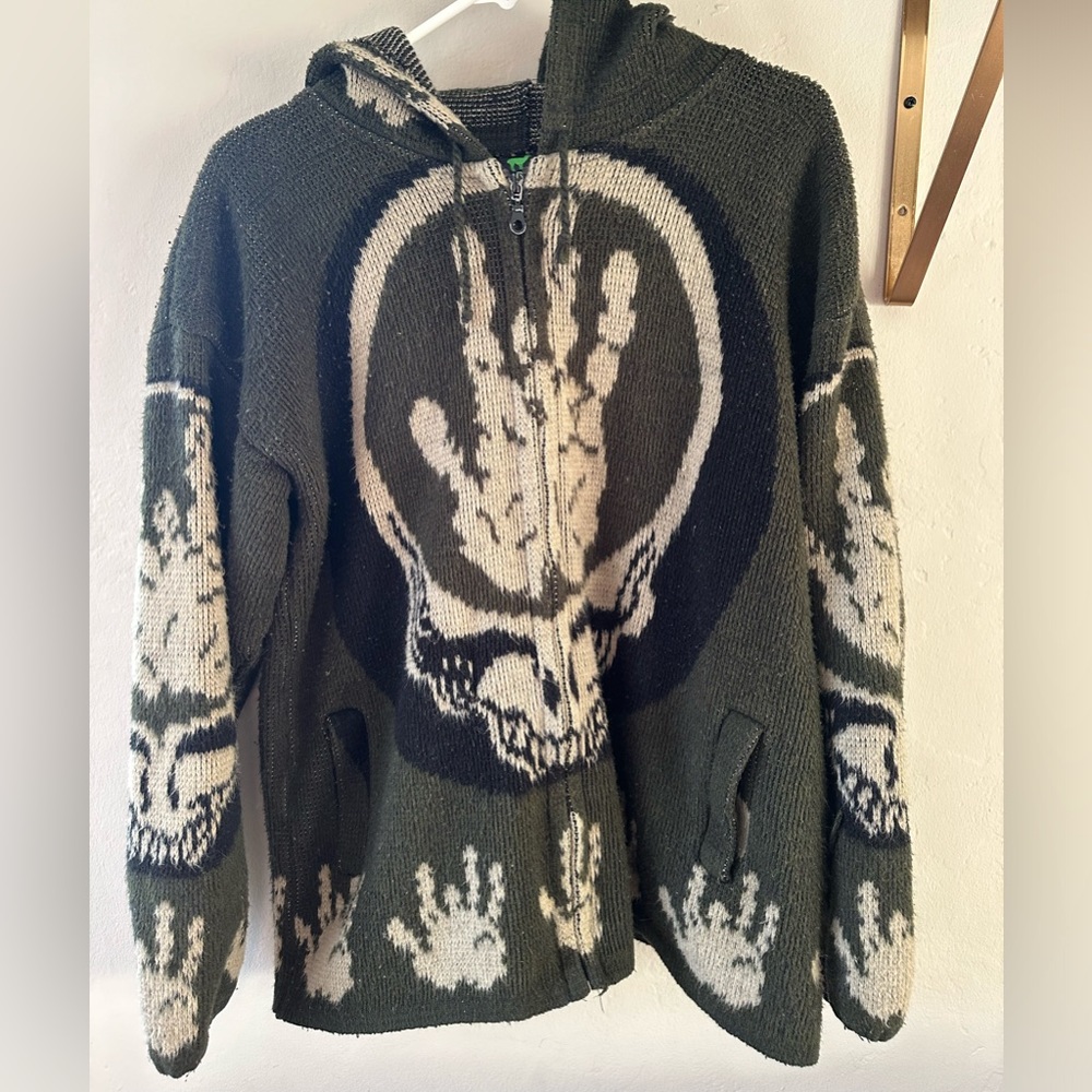 Grateful Dead Alpaca Wool Hoodie